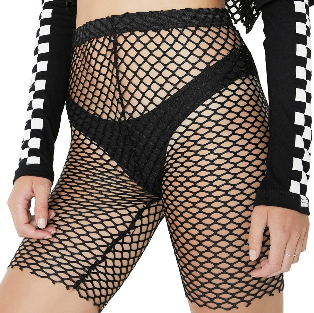 MESH BIKER SHORTS